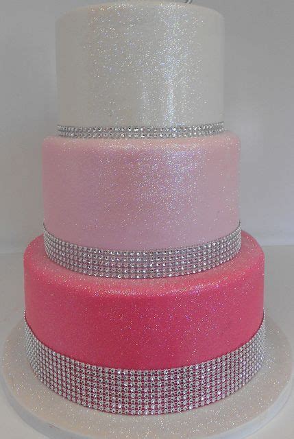 Glitter Happy Birthday Cakes