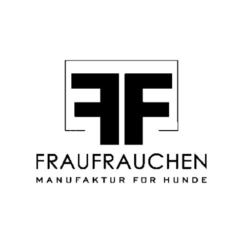 FrauFrauchen giphygifmaker logo black hund Sticker
