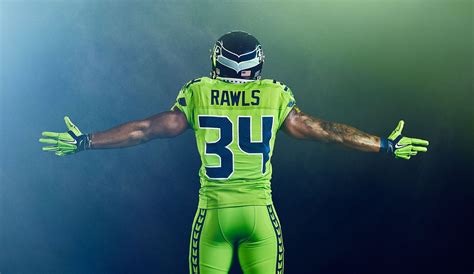 seahawks color rush uniform - Mia Warden