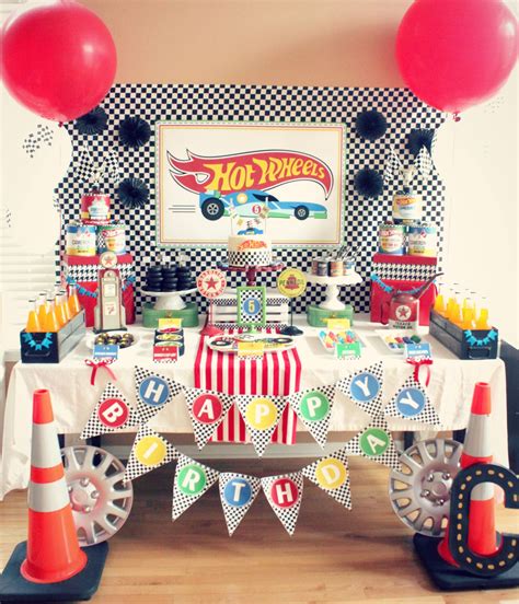 We Heart Parties: Hot Wheels Birthday Party | Hotwheels birthday party ...