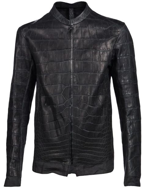 Black Crocodile Skin Jacket, Isaac Sellam Experience | Zapatos elegantes hombre, Hombres, Piel