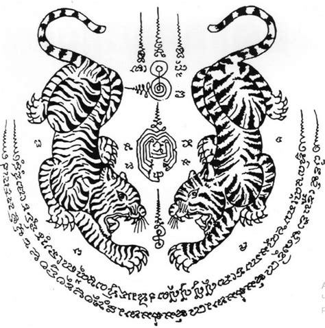 10+ Amazing Muay Thai Tiger Tattoo Designs | PetPress | Sak yant tattoo ...