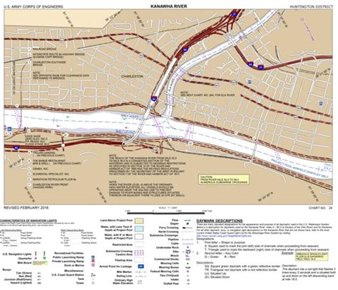 Kanawha River Chart 24 (Mile 56.5-59.1) - Elk River Map by US Army Corps of Engineers | Avenza Maps