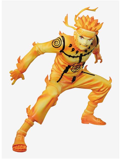 Banpresto Naruto Shippuden Vibration Stars Naruto Uzumaki Nine-Tails Chakra Mode Figure | BoxLunch