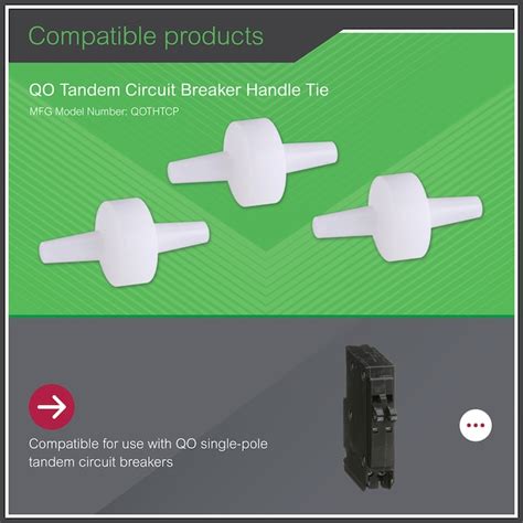 Square D 4.3-in Handle Tie in the Breaker Box Parts department at Lowes.com