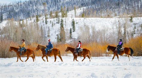 Winter Horseback Riding Vacation Granby | C Lazy U Ranch