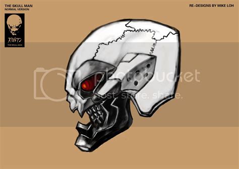 The Art Blog of Mike Loh: Happy New Year and a New Skull Man Helmet Design!