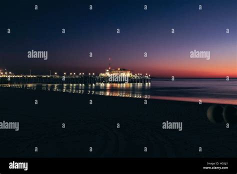 Santa Monica Pier Stock Photo - Alamy