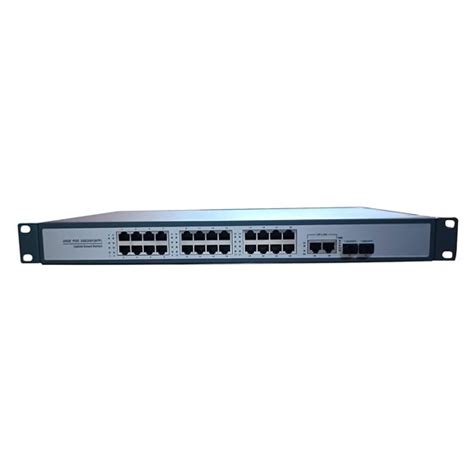 24 Port Gigabit Smart PoE Switch 400W Rack Mountable, Plug & Play ...