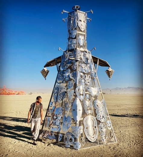 See the Art of Burning Man 2022, From a 40-Foot Steel Goddess to a Temple That Transports ...