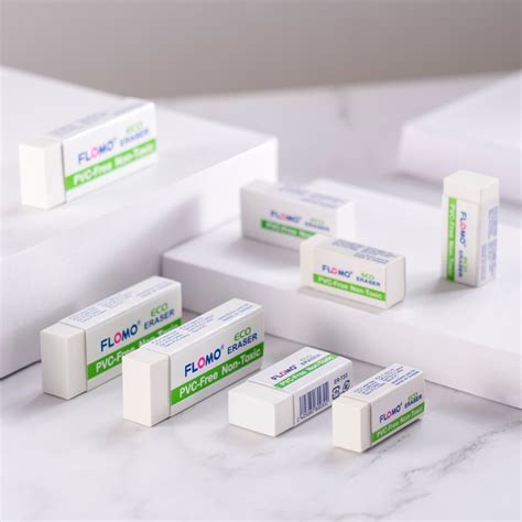 Plastic Erasers vs. FLOMO Non-toxic Eco Erasers: Which is Best for Your ...