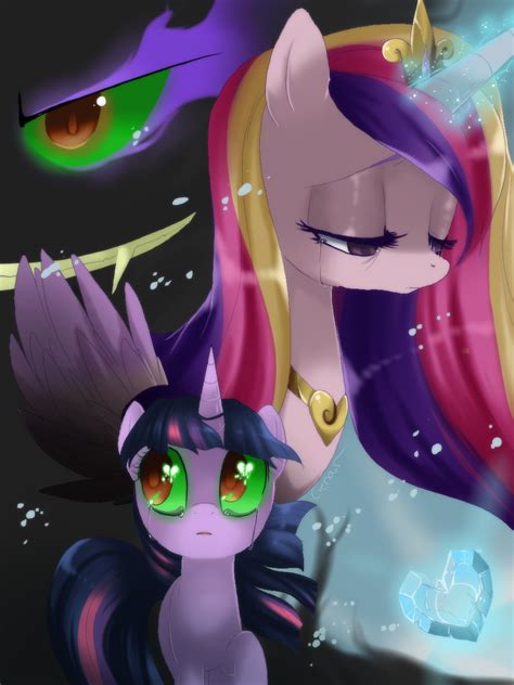 Image - Twilight Sparkle and Princess Cadence crying of the Crystal ...