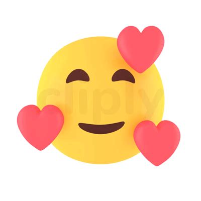 🥰 Smiling Face With Hearts - Royalty-Free GIF - Free Clipart - Free PNG