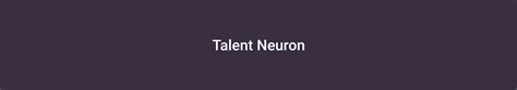 Talent Neuron - CXR Recruiting Community