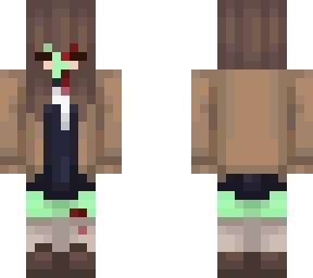 Zombie School Girl | Minecraft Skins