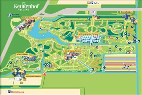 Keukenhof Holland Gardens map small