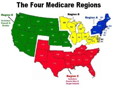 Medicare Region Map By State