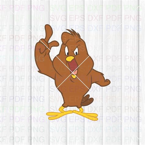 Henery Hawk Foghorn Leghorn 002 Svg Dxf Eps Pdf Png Cricut | Etsy