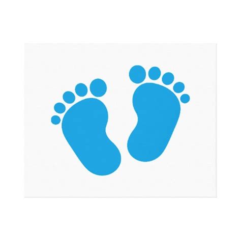 Blue Baby Feet - ClipArt Best