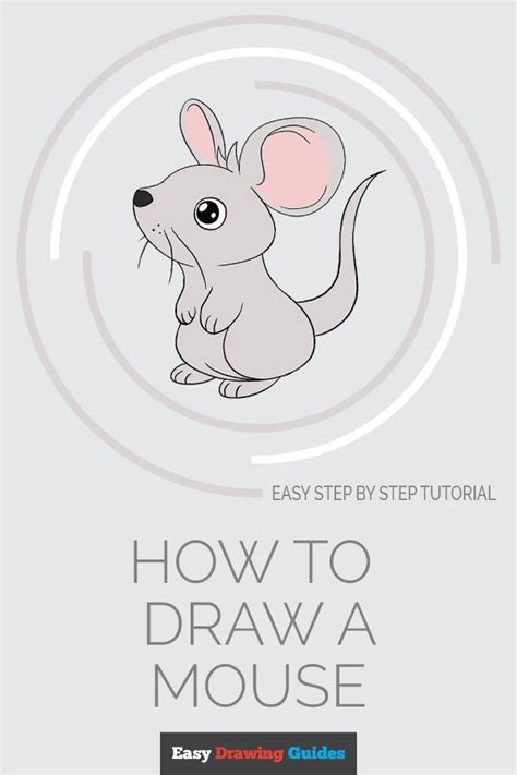 How to Draw a Mouse | Step-by-Step Tutorial | Easy Drawing Guides | Easy drawings, Guided ...