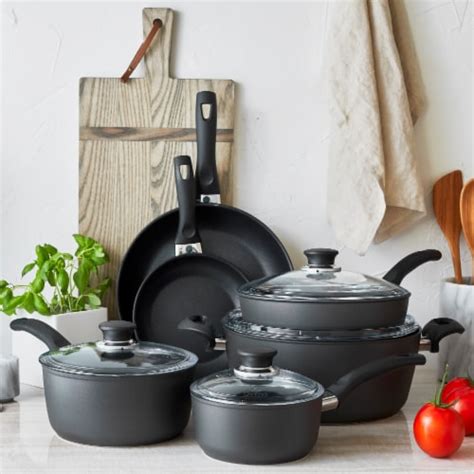 BALLARINI Arezzo by HENCKELS 10-pc Nonstick Cookware Set, Made In Italy, 10-pc - Kroger