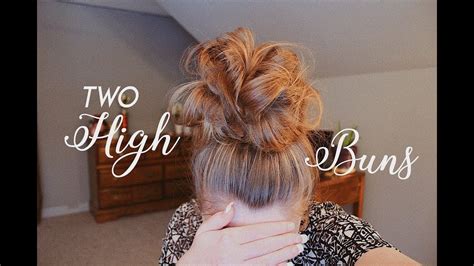 Two Easy "High Buns" | Apostolic Hair Tutorial - YouTube