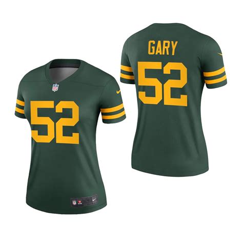 Green Bay Packers Rashan Gary Green Jersey Alternate Legend – Women’s ...