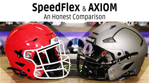 Riddell Axiom & SpeedFlex - An honest comparison - YouTube