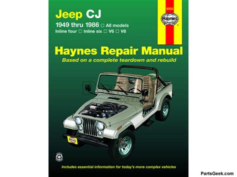 74 1974 Jeep CJ5 Paper Repair Manual - Fluids/Manuals/Misc - Haynes - PartsGeek