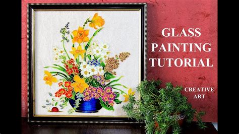 GLASS PAINTING TUTORIAL - YouTube