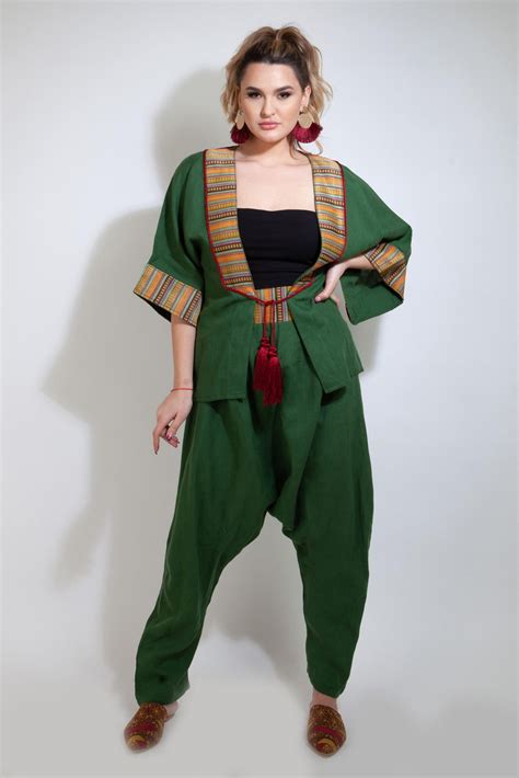 Lebanese Folklore Dress-Green | Albon Marketplace