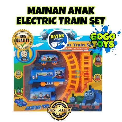 Jual MAINAN ANAK KERETA API ELECTRIC TRAIN SET KERETA REL MAINAN KERETA ...