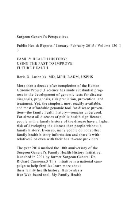 Surgeon General’s PerspectivesPublic Health Reports Janu.docx