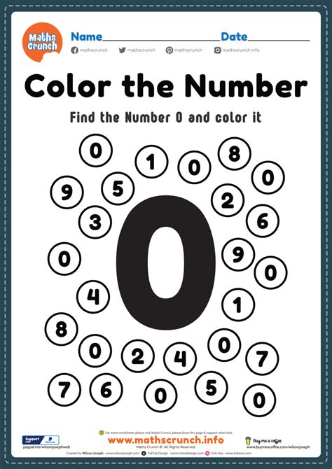 Math Coloring and Counting Number - Free Printable PDF