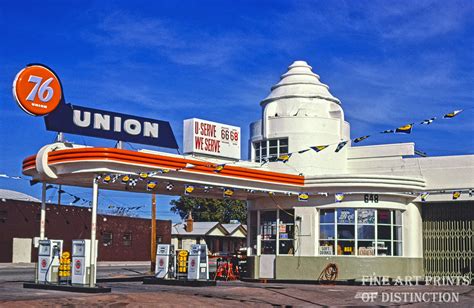 Union 76 Gas Station 1950s era Premium Print | Brandywine General Store