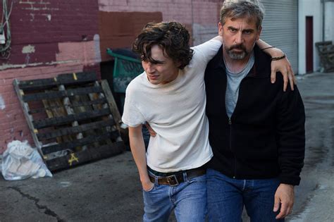 Steve Carell and Timothée Chalamet Talk Addiction in Beautiful Boy