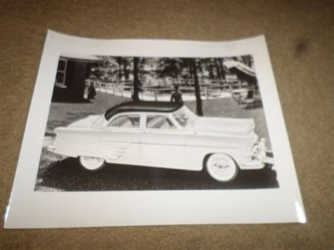 1954 Canadian Ford "Meteor 4-Door Sedan" Car Dealer Sales Press Photo ...