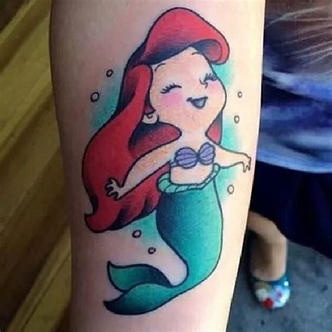 Tattoo you. Of all the characters I draw, Ariel...