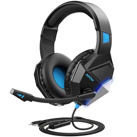 Seneo EG10 Gaming Headset with 3D Surround Sound, with Crystal Clear Mic 50mm Speaker Drivers ...