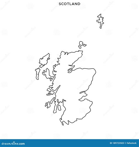 Scotland Map Vector | CartoonDealer.com #99295767