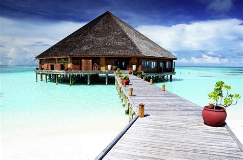 Restaurant On The Maldives Photograph by Alxpin | Fine Art America