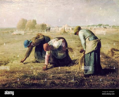 Jean Francois Millet, The Gleaners, painting, 1857 Stock Photo - Alamy