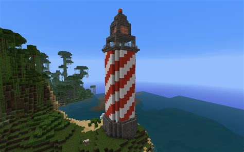 Minecraft tutorial how to build a lighthouse – Artofit