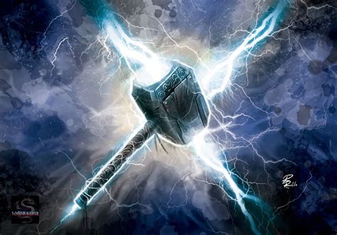 THOR y su martillo Mjölnir | Thor wallpaper, Mjolnir, Thor