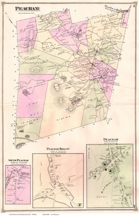 Peachham Town, Peacham, South Peacham, and Peacham Hollow Villages ...