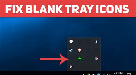 Fix Blank System Tray Icons - Blackwood IT