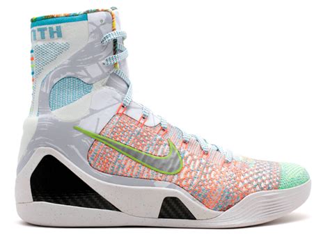 kobe 9 elite premium "what the kobe" - mlt-clr/rflct slvr-chlrn bl | Flight Club