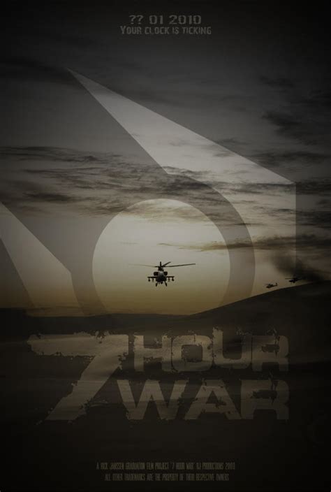 7 Hour War Film poster design by RJD37 on DeviantArt