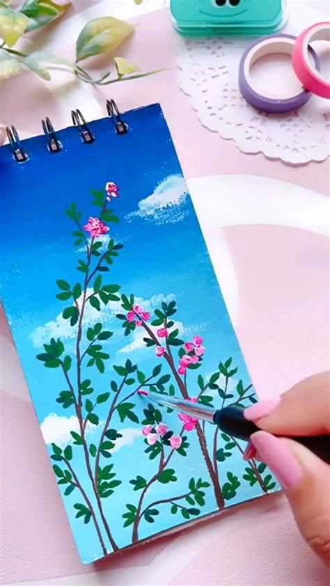 Flower Drawing By Farjana I Beautiful Drawing by farjana drawing academy | Flower painting ...