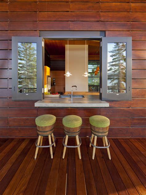 Kitchen Pass Through Window | Houzz